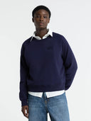Donkerblauwe sweater tajima peacoat
