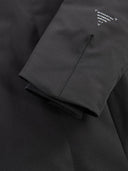 Zwarte gaia long parka