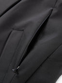 Zwarte gaia long parka