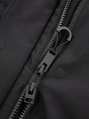 Zwarte gaia long parka