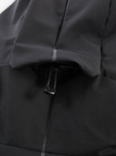 Zwarte gaia long parka