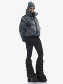 Kort puffer jacket nebula