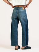 Barrel jeans lucy loose shadow blue
