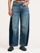 Barrel jeans lucy loose shadow blue
