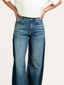 Barrel jeans lucy loose shadow blue