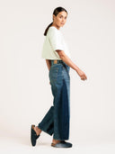 Barrel jeans lucy loose shadow blue