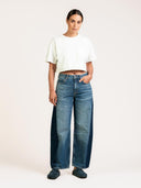 Barrel jeans lucy loose shadow blue