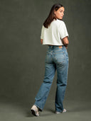 Straight fit jeans izabella smoked indigo
