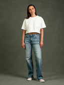 Straight fit jeans izabella smoked indigo