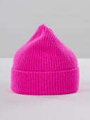 Wollen beanie poppy pink