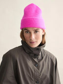 Wollen beanie poppy pink