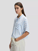 Gestreepte blouse resort shirt