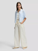 Gestreepte blouse resort shirt