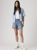 Blauwe denim shorts 501 mid thigh
