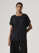 Antraciet t-shirt lori linnen