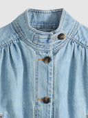 Denim jack parker pretty short coat