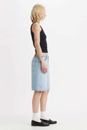 Licht denim jorts baggy dad
