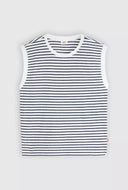 Gestreepte boxy tanktop