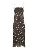 Stippen maxi jurk jionna irida