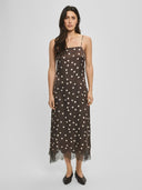 Stippen maxi jurk jionna irida