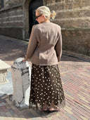 Stippen maxi jurk jionna irida