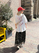 Oversized t-shirt met backprint