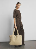 Donkerbruine pantalon henrika hw pants delicioso