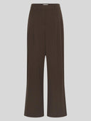 Donkerbruine pantalon henrika hw pants delicioso