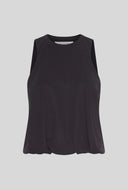 Zwarte mouwloze top belle sl top