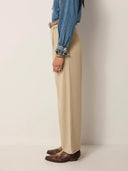 Beige pantalon keaton dune