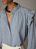 Gestreepte blouse shirt nilo