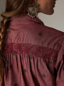 Rode blouse amrita