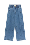 Denim wide leg paco hamptons