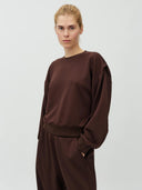 Donker bruin sweatshirt aquilina-m