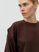 Donker bruin sweatshirt aquilina-m