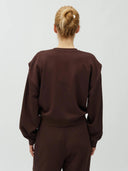 Donker bruin sweatshirt aquilina-m