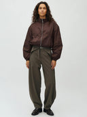 Donkerbruine bomber eilena-m