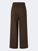 Donkerbruine pantalon galemd