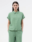 Groene blouse aidamd