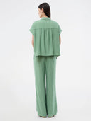Groene blouse aidamd