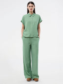 Groene blouse aidamd
