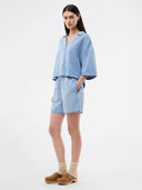 Licht denim shirt alvarmd