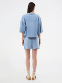 Licht denim shirt alvarmd