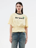 Geel t-shirt absgarmd
