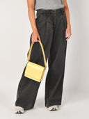 Grijze wide leg jeans minnimd