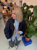 Donkerblauw jacket ulrikkemd