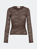 Bruine kanten top dianamd
