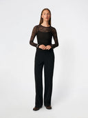 Bruine kanten top dianamd