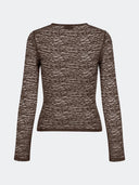 Bruine kanten top dianamd
