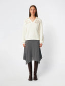 Asymmetrische geruite rok dorotheamd